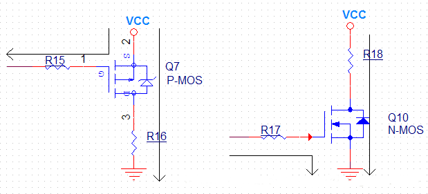 三極管驅動電路，MOS管驅動電路