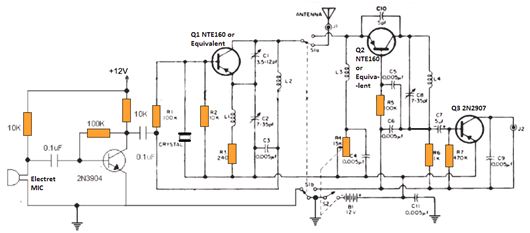 無線收發電路圖