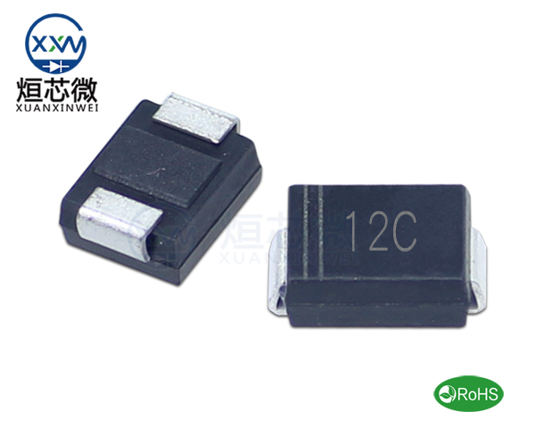 P6SMB12CA參數,TVS二極管P6SMB12CA瞬態(變)抑制二極管
